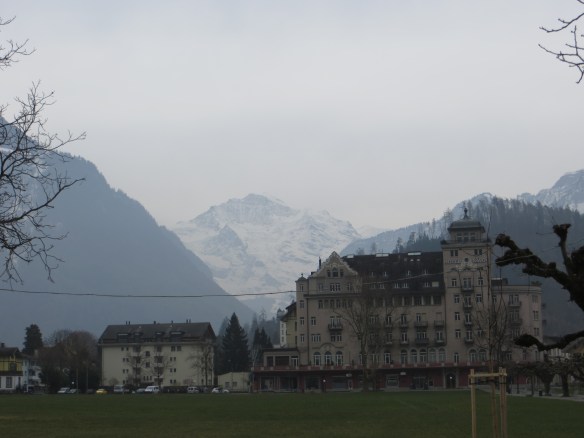 Jungfrau in the distance
