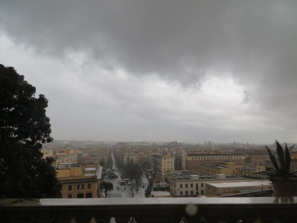 Thunderstorm as viewed from one of the windows
