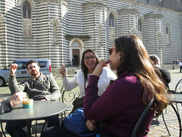 Excellent gelato and company