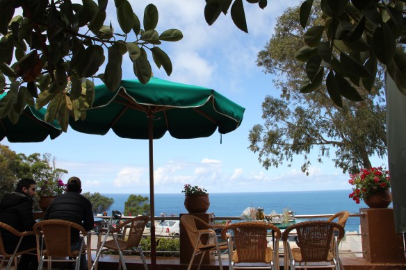 gorgeous setting for warm mint tea